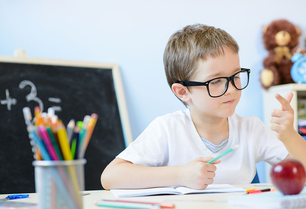 children doing math activities